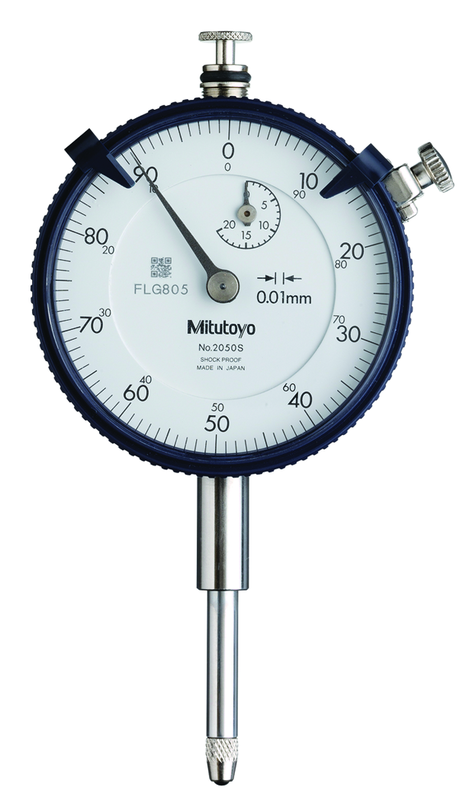 10MM 0.01MM GRAD DIAL INDICATOR - Exact Industrial Supply