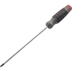 Torx Drivers; End Type: Tamper-Resistant Torx; Torx Size: TP25; Handle Type: Straight; Tip Material: Steel; Finish: Oxide; Blade Length: 8; Handle Length: 4 in; Overall Length: 12.25; Handle Color: Black; Insulated: No; Tether Style: Not Tether Capable; B