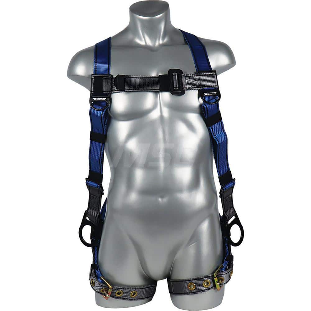 Fall Protection Harnesses: 310 Lb, Construction Style, Size Universal, For Construction, Back & Side