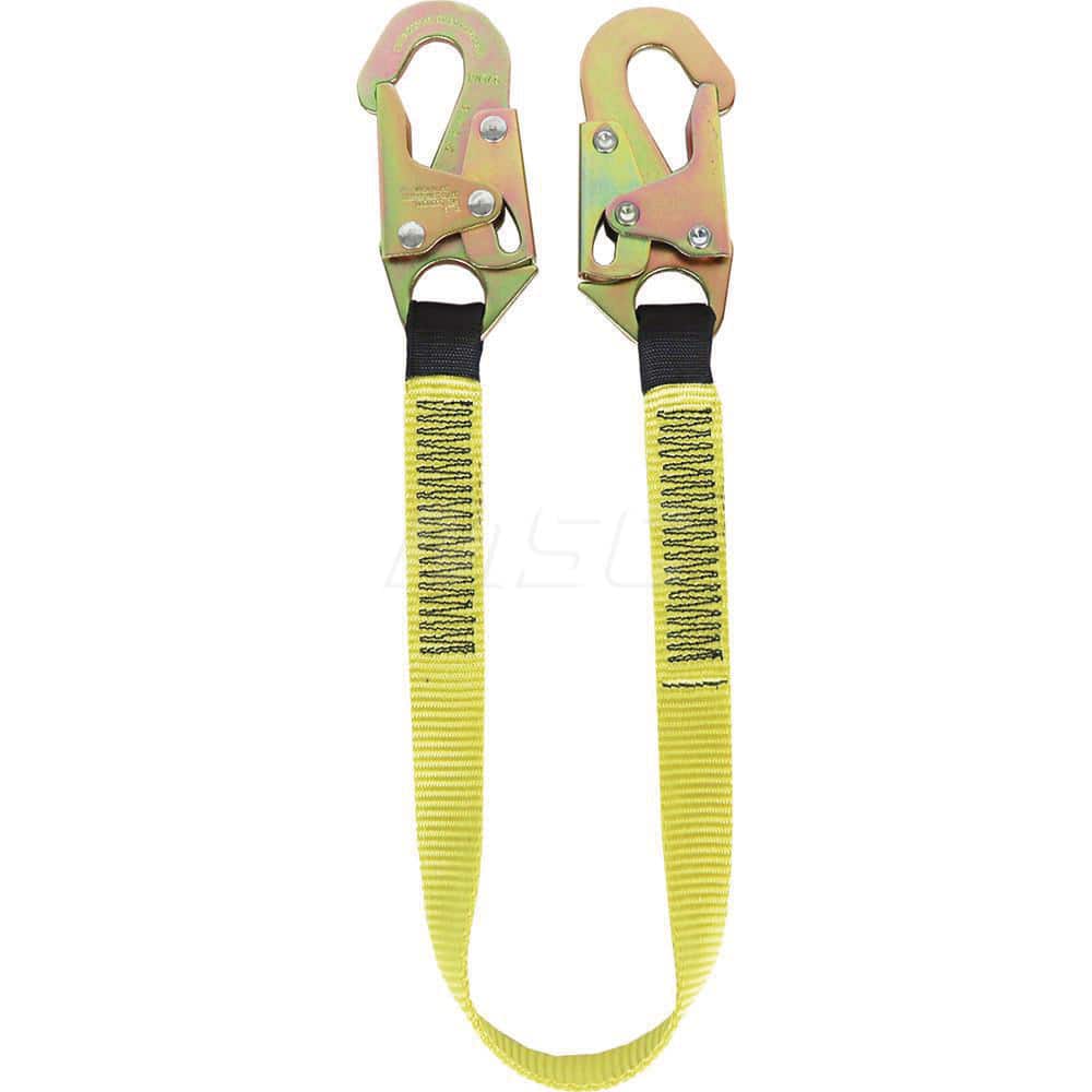Lanyards & Lifelines; Load Capacity: 310 lb; Construction Type: Webbing; Harness Type: Positioning; Lanyard End Connection: Snap Hook; Anchorage End Connection: Snap Hook; Length Ft.: 3.00
