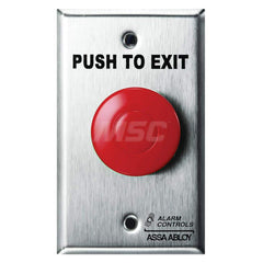 Pushbutton Switches; Switch Type: Pushbutton Switch with Timer; Pushbutton Type: Mushroom Head; Pushbutton Shape: Round; Pushbutton Color: Red; Operator Illumination: NonIlluminated; Amperage (mA): 10; Contact Form: 1NO/1NC; Standards Met: UL 294 listed;