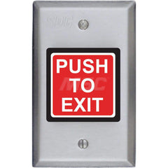 Pushbutton Switches; Switch Type: Push Button; Pushbutton Type: Electronic Button; Pushbutton Shape: Square; Pushbutton Color: Green; Operator Illumination: Illuminated; Amperage (mA): 2; Voltage: 12-24; Contact Form: DPDT; Standards Met: UL Listed; NFPA