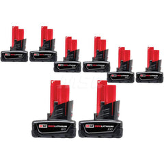 Power Tool Battery: 12V, Lithium-ion 3 Ah, 1 hr Charge Time, Series M12 XC RED