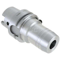 Hydraulic Tool Chuck: Taper Shank, 20 mm Hole 80 mm Projection, 38 mm Nose Dia, Through Coolant