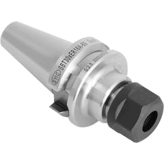 Collet Chuck: ER Collet, Dual Contact Taper Shank 60 mm Projection, Through Coolant