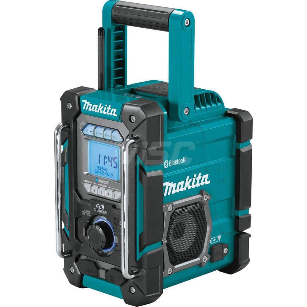 Job Site Radios; Type: Battery Charger; Cordless Jobsite Radio; Bluetooth Speaker & Radio; Radio Reception: FM; AM; Frequency Type: VHF; Cord Length: 3; Batteries Included: No; Battery Size: 18V; Power: Battery; Electric; Display Type: Backlight LCD; Powe
