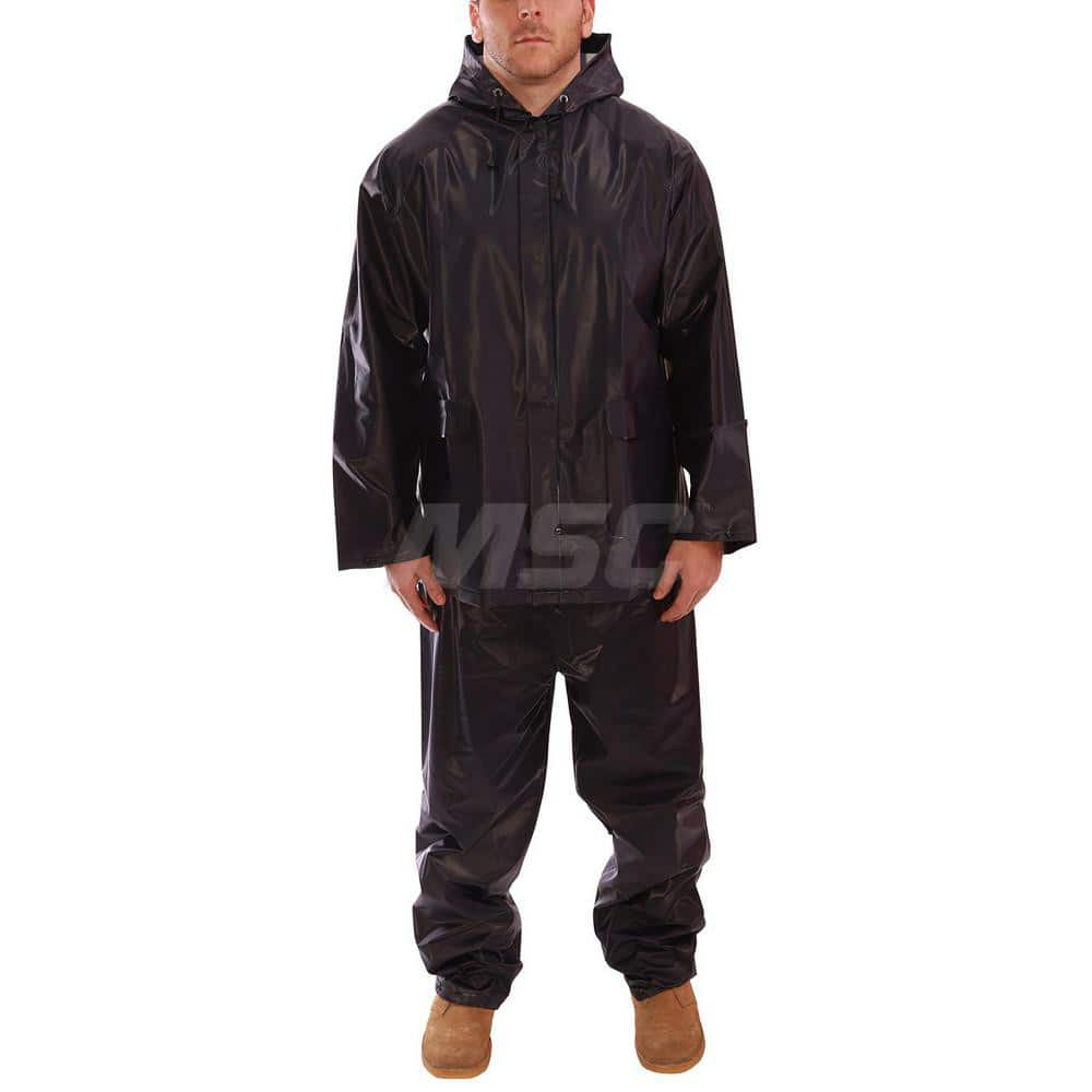 Suit with Pants: Size XL, Navy Blue, PVC