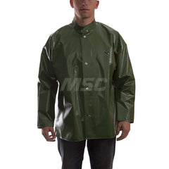 Jackets & Coats; Garment Style: Jacket; Size: X-Small; Gender: Unisex; Material: 210D Nylon; Polyurethane; Closure Type: Snaps; Seam Style: Sealed; Material Weight: 5.5 oz; Features: Chemical Resistant; Waterproof; Mildew Resistant; Lightweight; Flame Ret