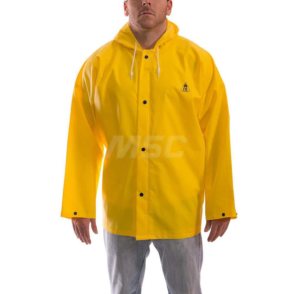 Work Jacket & Coat  Size 4X-Large N/A PVC & Polyester N/A Yellow N/A 0.000 Pocket