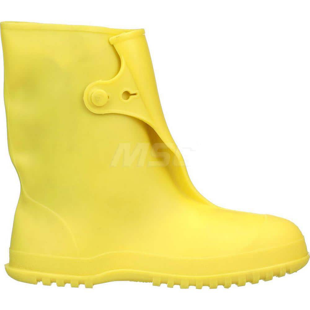 Overboots, Overshoes & Spats; Footwear Style: Chemical Resistant; Overboot; Toe Type: Plain; Height (Inch): 10 in; Women's Size: 8.5-10; Sole Type: Cleated; Closure Type: Snap; Fits Men's Shoe Size: 6.5-8; FootwearType: Chemical Resistant; Overboot; Size:
