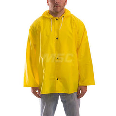 Jackets & Coats; Garment Style: Jacket; Hooded; Size: 4X-Large; Gender: Men's; Material: Nylon; Polyurethane; Closure Type: Snaps; Seam Style: Stitched; Taped; Features: Raglan Sleeve Construction; General Purpose; Waterproof; Mildew Resistant; Flame Reta
