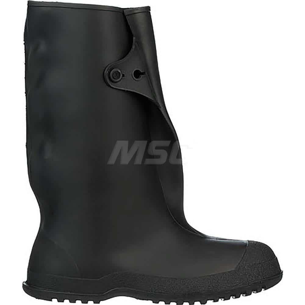 Overboots, Overshoes & Spats; Footwear Style: Chemical Resistant; Overboot; Toe Type: Plain; Height (Inch): 14 in; Women's Size: 10-11.5; Sole Type: Cleated; Closure Type: Snap; Fits Men's Shoe Size: 8-9.5; FootwearType: Chemical Resistant; Overboot; Size