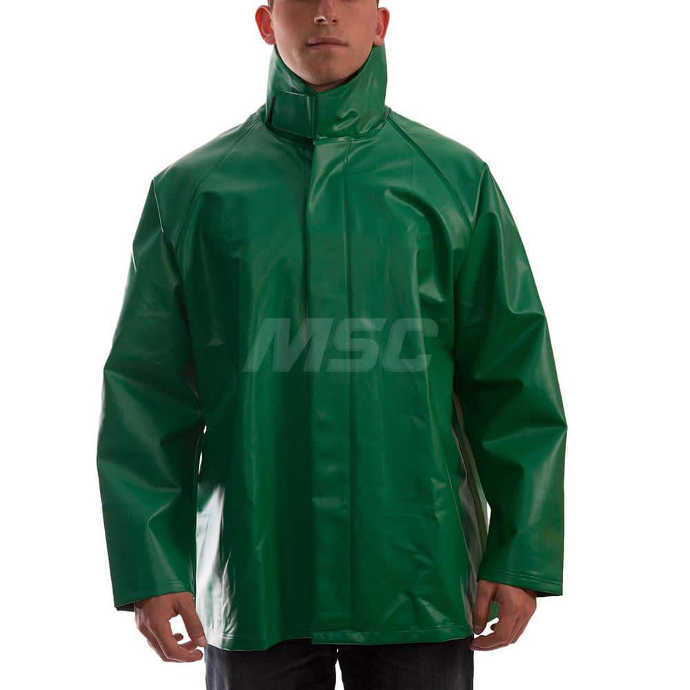 Jackets & Coats; Garment Style: Jacket; Size: 4X-Large; Gender: Men's; Material: 150D Polyester; PVC; Closure Type: Snaps; Seam Style: Sealed; Material Weight: 13 oz; Features: Flame ™Resistant; Chemical Resistant; Waterproof; Mildew Resistant; Soft; Supp