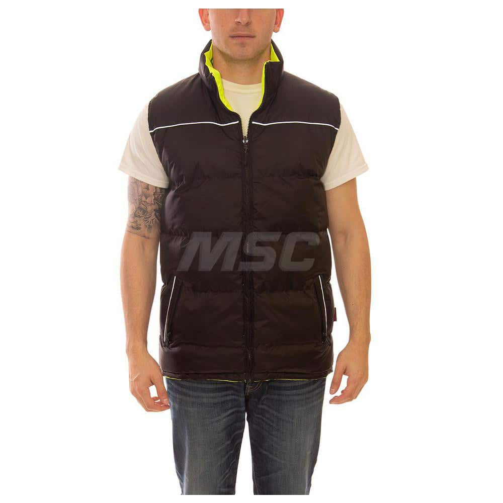 High Visibility Vest: 5X-Large Zipper Closure, 4 Pocket