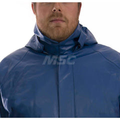 Jackets & Coats; Garment Style: Hood; Size: Large; Gender: Unisex; Material: Nomex; PVC; Closure Type: Snaps; Seam Style: Sealed; Material Weight: 10.3 oz; Features: Chemical Resistant; Waterproof; Arc Flash; Flame Resistant; Soft; Supple Feel For All Day