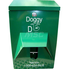 Pet Waste Stations; Mount Type: None; Overall Height Range (Feet): 4' - 8'; Color: Green; Container Shape: Rectangle; Waste Container Capacity: 400 Bags; Waste Container Width/Diameter (Inch): 10; Lid Included: Yes