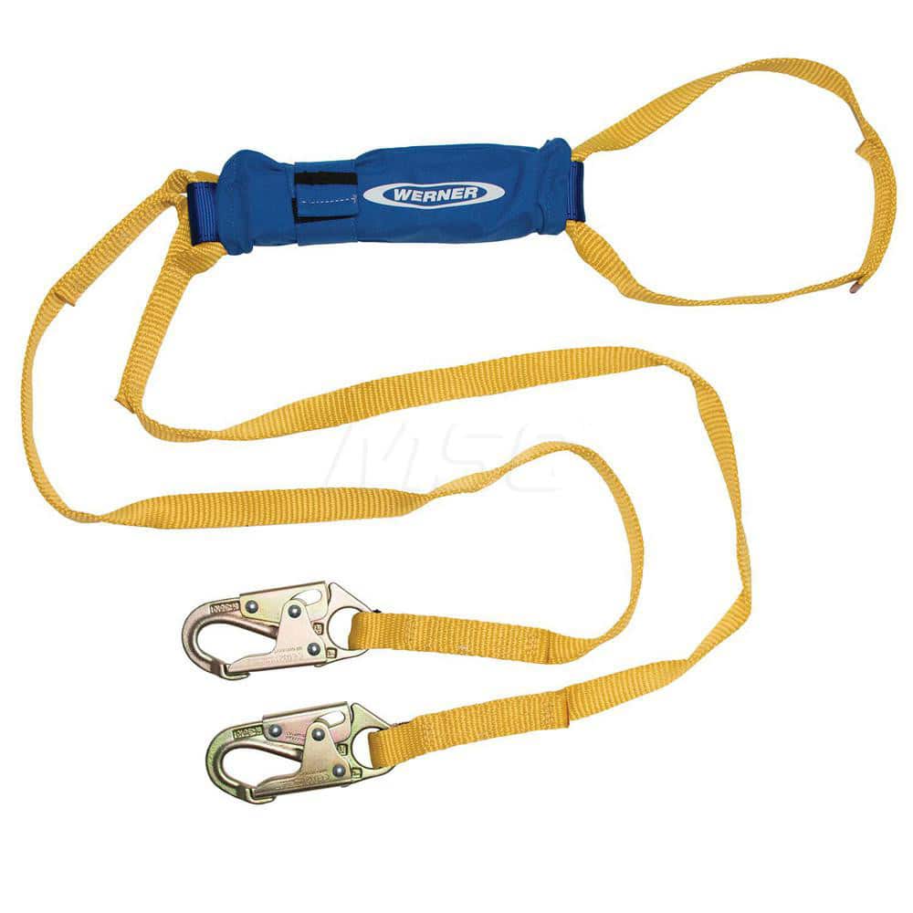 Lanyards & Lifelines; Load Capacity: 5000 lb; Construction Type: Webbing; Harness Type: Ladder Climbing; Lanyard End Connection: Web Loop; Anchorage End Connection: Snap Hook; Length Ft.: 6.00