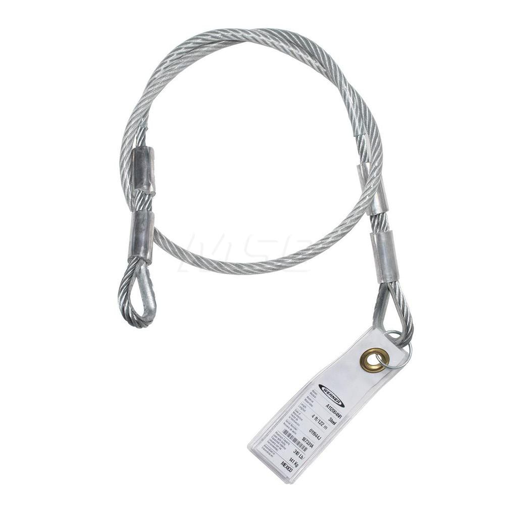 Anchors, Grips & Straps; Product Type: Cable Choker; Material: Vinyl Coated Galvanized Steel Cable; Material: Vinyl Coated Galvanized Steel Cable; Overall Length: 14.40; Length (Feet): 14.40