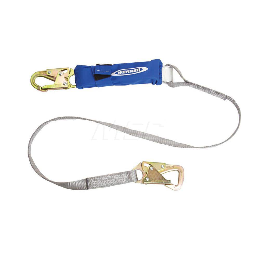 Lanyards & Lifelines; Load Capacity: 5000 lb; Construction Type: Webbing; Harness Type: Ladder Climbing; Lanyard End Connection: Snap Hook; Anchorage End Connection: Tie-Back; Length Ft.: 6.00