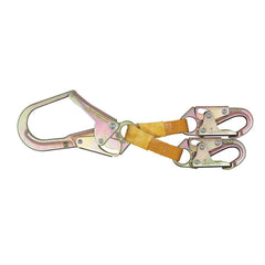 Lanyards & Lifelines; Load Capacity: 5000 lb; Construction Type: Webbing; Harness Type: Positioning; Lanyard End Connection: Snap Hook; Anchorage End Connection: Rebar Hook; Length Ft.: 1.50