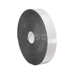 Black Double-Sided Polyethylene Foam Tape: 3/4″ Wide, 5 yd Long, 31 mil Thick, Rubber Adhesive
