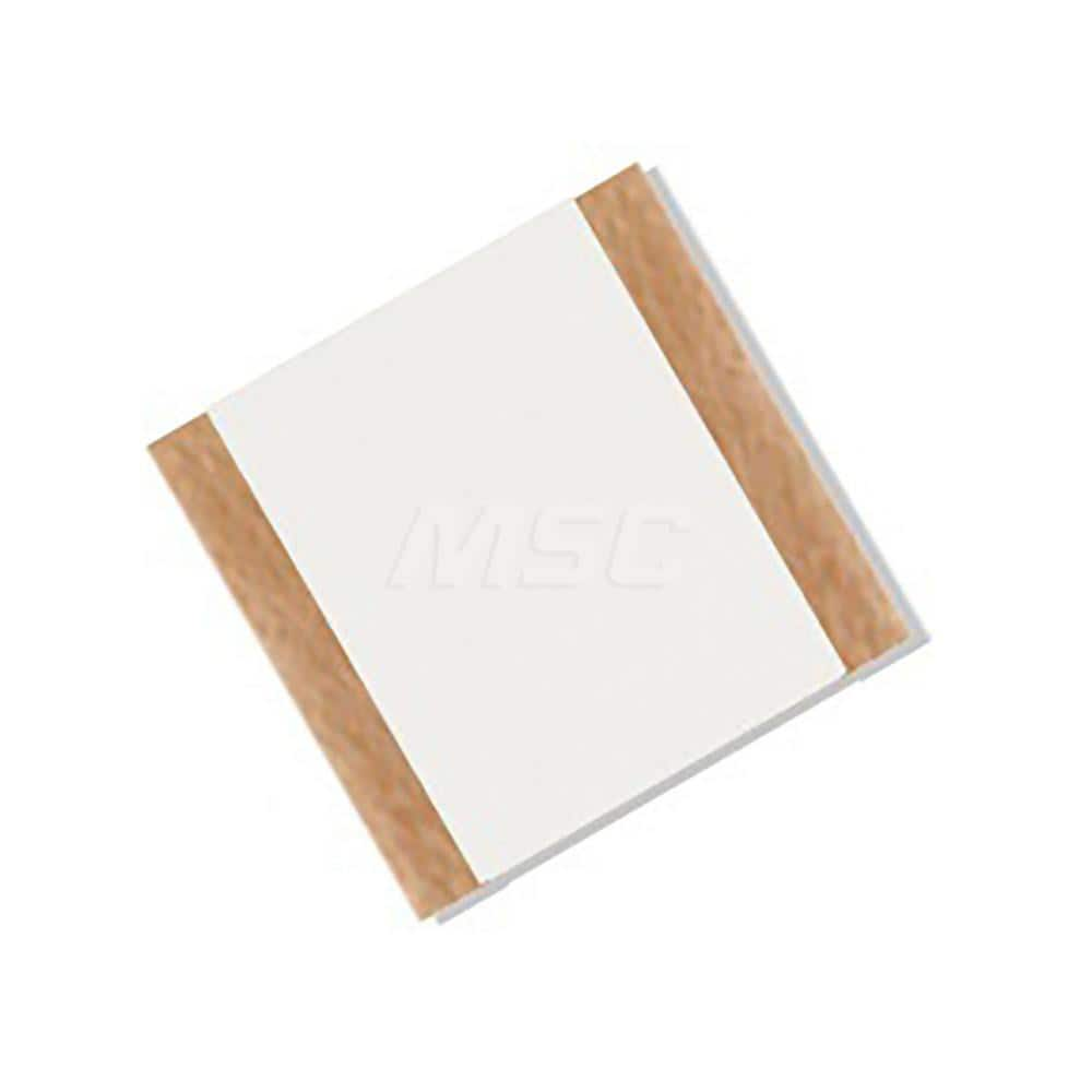 White Double-Sided Polyethylene Foam Tape: 12 mm Wide, 33 m Long, 62.5 mil Thick, Rubber Adhesive