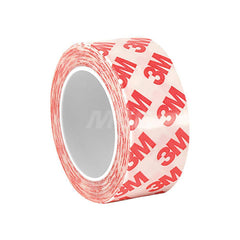 Clear Double-Sided Polyester Film Tape: 1″ Wide, 5 yd Long, 8.3 mil Thick, Acrylic Adhesive