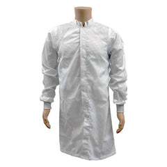 Smocks & Lab Coats; Garment Style: Lab Coat; Material: Carbon; Size: X-Large; Color: White; Sleeve Length: 23; Closure Type: Zipper & Snaps; Chest Size: 55; Closure Locaton: Front; Chest Size (Inch): 55; Closure Location: Front