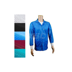 Smocks & Lab Coats; Garment Style: Smock; Material: Carbon; Size: 4X-Large; Color: Teal; Sleeve Length: 24; Closure Type: Snaps; Chest Size: 55; Closure Locaton: Front; Features: Medium Weight; Chest Size (Inch): 55; Closure Location: Front