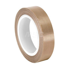 Glass Cloth Tape; Width (Inch): 1/4; Material Type: PTFE; Color: Natural; Adhesive Material: Silicone; Length (yd): 36.00; Thickness (mil): 10.0000; Tensile Strength (Lb./Inch): 225.00; Maximum Operating Temperature (F): 500.000