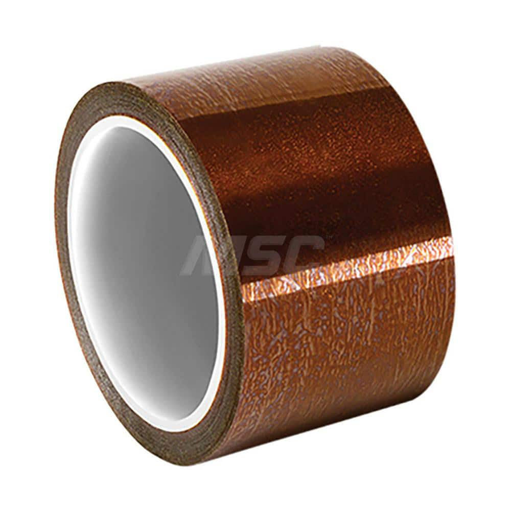 Polyimide Film Tape: 1″ Wide, 50' x 5 mil Thick Non-Adhesive, -40 to 450 ° F