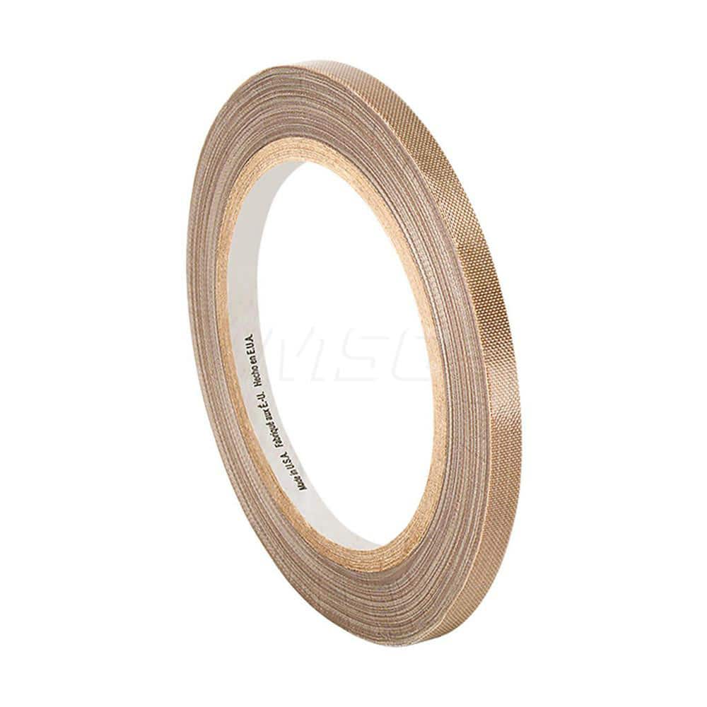 Glass Cloth Tape; Width (Inch): 12; Material Type: PTFE; Color: Brown; Adhesive Material: Silicone; Length (yd): 36.00; Thickness (mil): 8.2000; Tensile Strength (Lb./Inch): 175.00; Minimum Operating Temperature (F): -100.000; Maximum Operating Temperatur