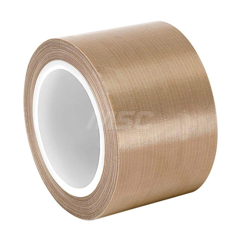 Glass Cloth Tape; Width (Inch): 1; Material Type: Fiberglass; PTFE; Color: Brown; Adhesive Material: Silicone; Length (yd): 5.00; Thickness (mil): 4.7000; Minimum Operating Temperature (F): -100.000; Maximum Operating Temperature (F): 500.000