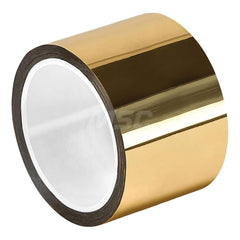 Polyester Film Tape: 1-1/2″ Wide, 72 yd Long, 2 mil Thick 329.9 Lb/In Tensile Strength, Acrylic Adhesive, -99.4 to 500 ° F