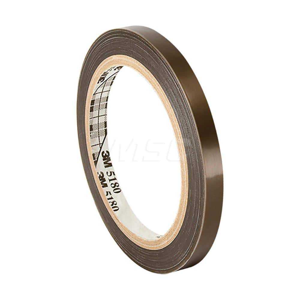 Polytetrafluroethylene Film Tape: 3″ Wide, 36 yd Long, 6.7 mil Thick 40 Lb/In Tensile Strength, Silicone Adhesive, 500 ° F