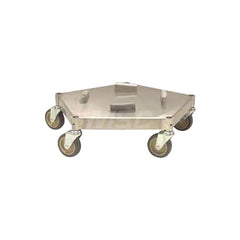 Trash Can Dollies; Type: Caster Dolly; Compatible Container Series: WBAS180; Dolly Shape: Round; Load Capacity: 350; Container Series Compatibility: WBAS180; Product Type: Caster Dolly