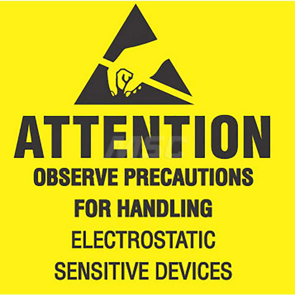 Anti-Static Equipment Accessories; Type: Caution Label