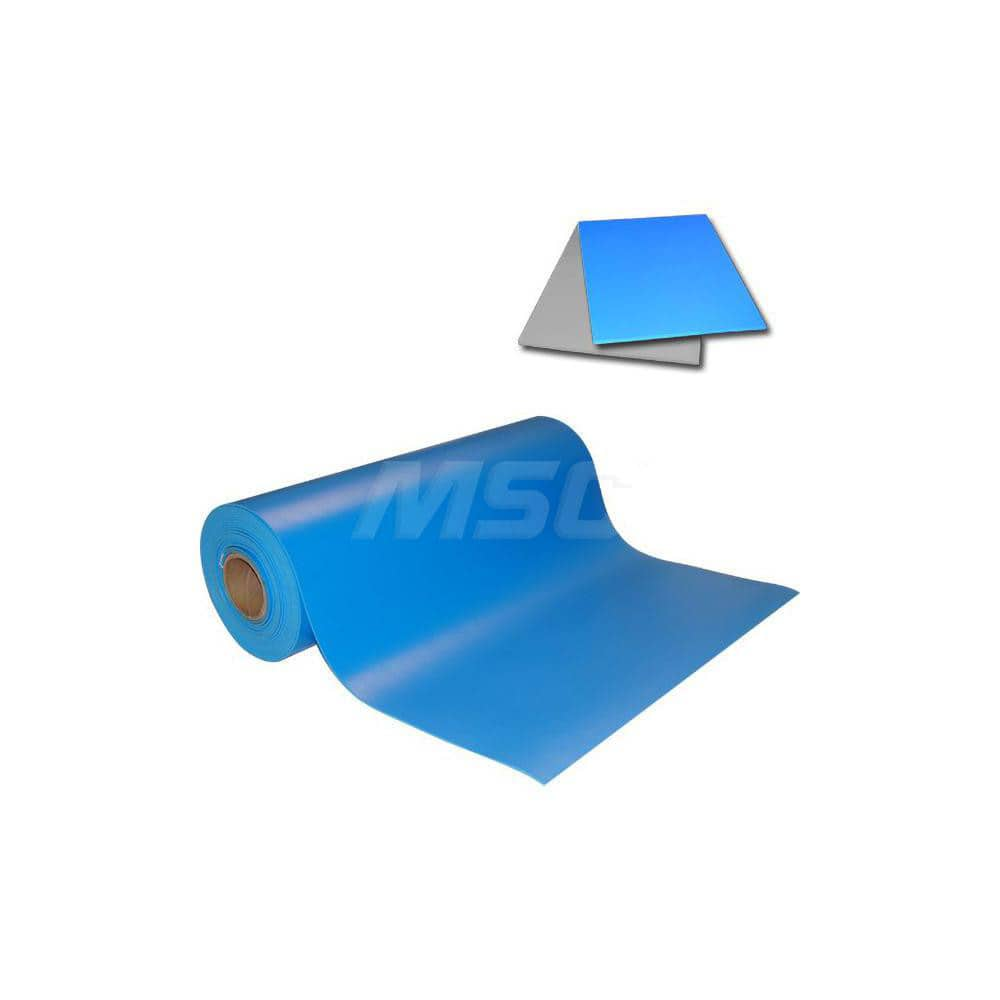 Anti-Static Work Kits & Table Mats; Mat Type: Anti-Static Table Mat; Material: Vinyl; Overall Length: 50.00; Thickness: .125 in; Resistance: 108.000; Color: Blue