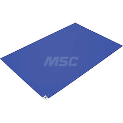 Clean Room Matting; Surface Material: Tacky Sheets; Mat Type: Sticky Surface; Length (Feet): 36.00; Length (Inch): 36.00; Width (Feet): 18; Surface Style: Smooth; Dry/Wet Environment: Dry; Layers per Mat: 30; Thickness: 0.080; Base Material: Polyethylene;