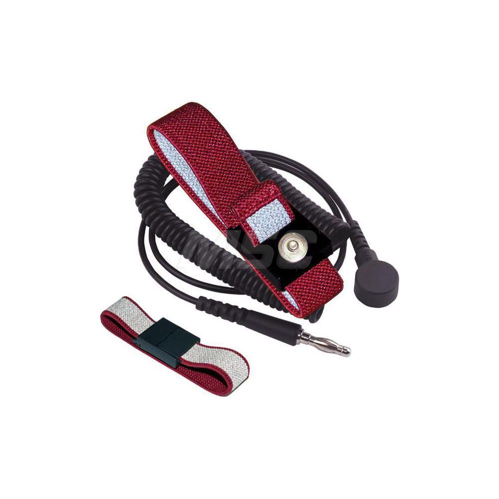 Grounding Wrist Straps; Size: Adjustable; Attachment Method: Snap Lock; Disposable or Reusable: No; Material: Fabric; Grounding Cord Included: Yes; Cord Length: 20; Resistor: Yes; Disposable: No