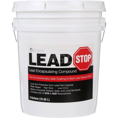 Surface Preparation Treatments; Type: Lead Encapsulant; Product Type: Lead Encapsulant; Container Size (oz.): 6 gal; Container Size: 6 gal; Form: Elastomeric Liquid; Container Type: Bucket