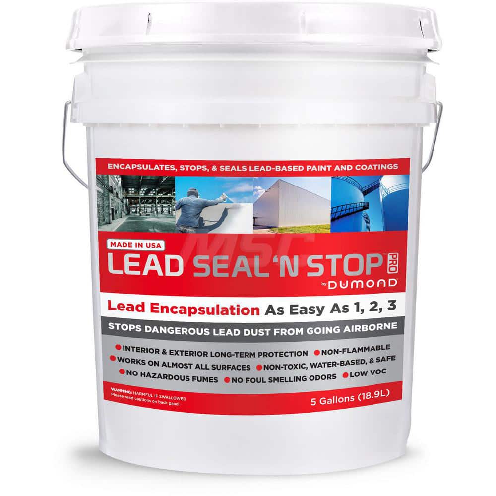 Surface Preparation Treatments; Type: Lead Encapsulant; Product Type: Lead Encapsulant; Container Size (oz.): 5 gal; Container Size: 5 gal; Form: Elastomeric Liquid; Container Type: Bucket