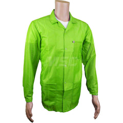 Smocks & Lab Coats; Garment Style: Smock; Material: Carbon; Size: 2X-Large; Color: Green; Sleeve Length: 23; Closure Type: Snaps; Chest Size: 48; Closure Locaton: Front; Features: Medium Weight; Chest Size (Inch): 48; Closure Location: Front