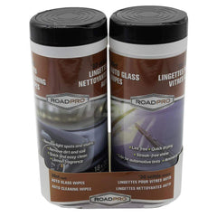 Auto Glass Wipes Cleaning Wipes Can 2 Pack: Canister Chlorinated