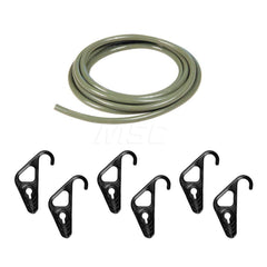 Tie Down Kit; Type: Bungee Kit; Overall Length (Feet): 10.00; Head/Holder Diameter (Inch): 5/16; Color: Military Green; Number of Hooks: 6