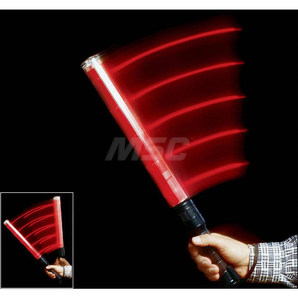 Road Safety Lights & Flares; Type: Light Baton/Traffic Baton; Bulb Type: LED; Bulb/Flare Color: Red; Body Material: ABS; Plastic; Battery Size: AA