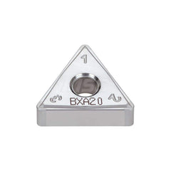 Turning Insert:  6QS-TNGG332-HM BXA20,  Polycrystalline Cubic Boron Nitride Coated Finish,  Neutral,  3/8″ Inscribed Circle,  0.0315″ Corner Radius,  60.0 &deg N/A Triangle,  Series  TNGG