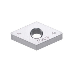 Turning Insert:  4QS-DNGA432-H BXA20,  Polycrystalline Cubic Boron Nitride Coated Finish,  Neutral,  1/2″ Inscribed Circle,  0.0315″ Corner Radius,  55.0 &deg N/A Diamond,  Series  DNGA