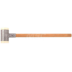 Sledge Hammer: 15 lb Head, 34″ OAL Nylon & Metal Head, Wood Handle