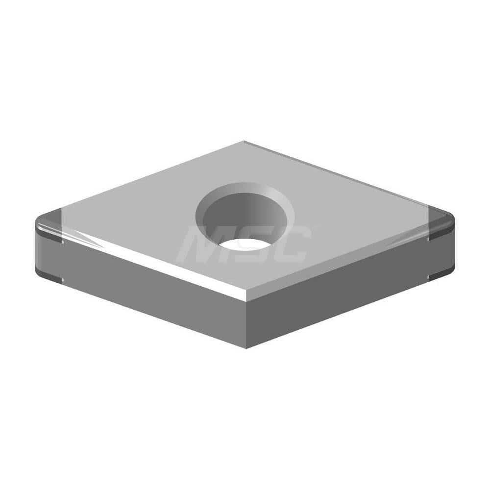 Turning Insert:  4QP-DNGG433-HF BXA40,  Polycrystalline Cubic Boron Nitride TiAlN Finish,  Neutral,  1/2″ Inscribed Circle,  0.0470″ Corner Radius,  55.0 &deg N/A Diamond,  Series  DNGG